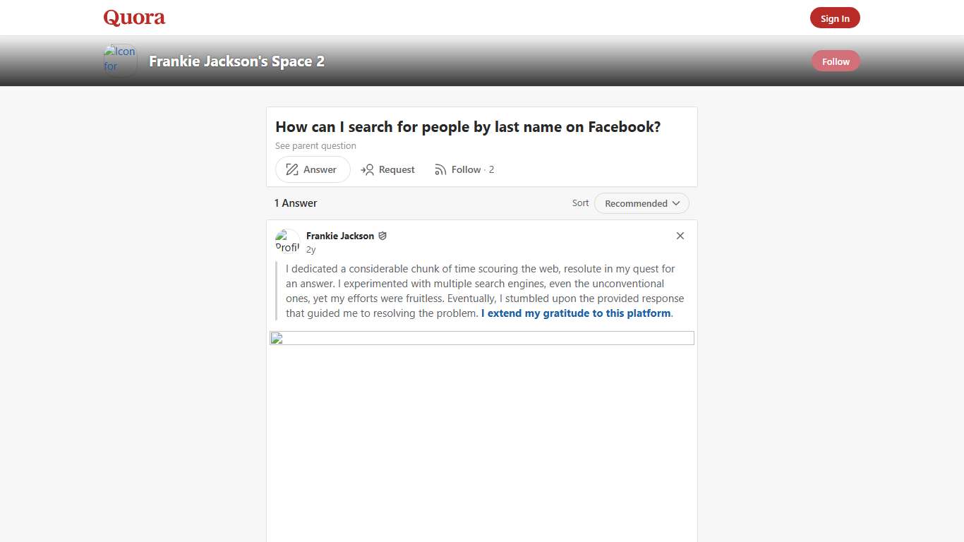 How to search for people by last name on Facebook - Frankie Jackson's Space 2 - Quora